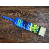 Скребок с пластиковой ручкой с мочалкой